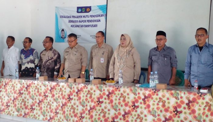 Serah Terima Jabatan Korwil Pendidikan Banyusari Karawang Dari Yang Lama ke korwil Pendidikan yang baru