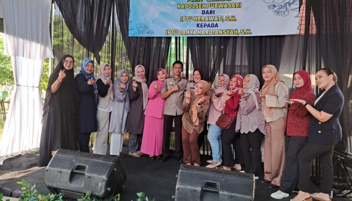 Estafet Kepemimpinan Polsek Purwasari Karawang Iptu Cahya Hardiansyah Siap Babat Habis Premanisme dan Gangguan Kamtibmas