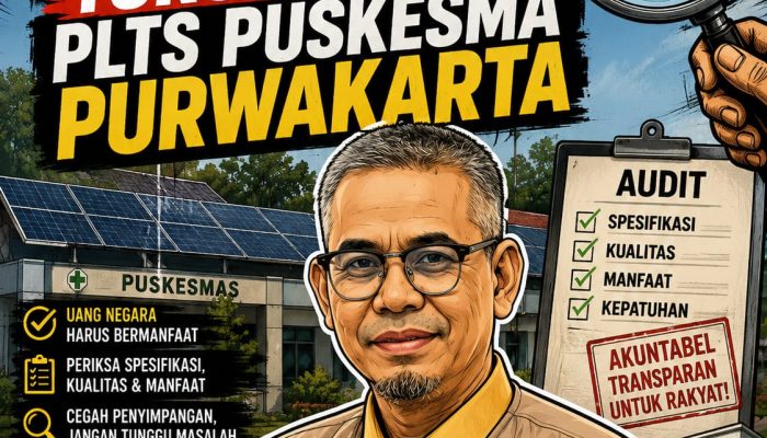KMP desak inspektorat turun audit PLTS Puskesmas Purwakarta