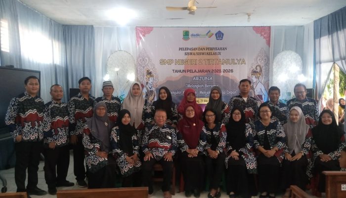 Pelepasan Dan Perpisahan Siswa-Siswi Kelas IX SMP Negeri 2 Tirtamulya Karawang 2026 Berlangsung Sederhana Dan Penuh Haru