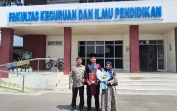 Momentum Penuh Syukur, Muhammad Iqbal Sholahuddin, S.Pd. Rayakan Kelulusan di Wisuda UNSIKA Periode Mei