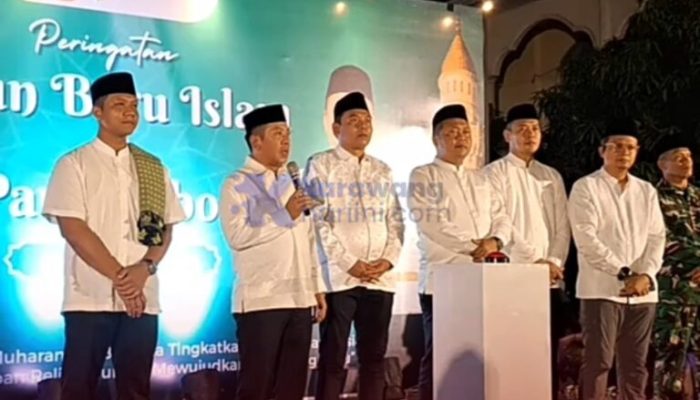 Sabut 1 Muharam 1448 Hijrah Bupati Aep Saepulloh SE. Ajak Warga jaga Karawang , Tetap kondusif dan Aman.