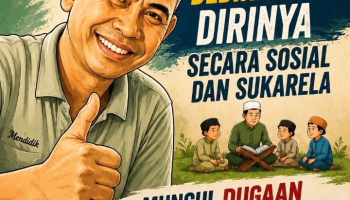 Guru Mengaji Dedikasihkan Dirinya secara sosial dan sukarela muncul Dugaan Penyebaran stigma yang patut Diuji Secara Hukum