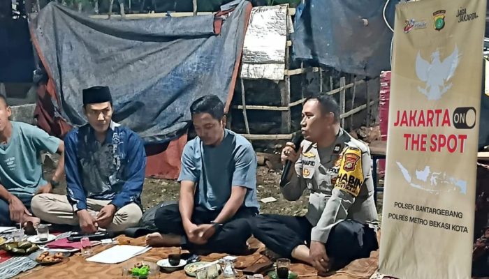 Polsek Bantar Gebang Gelar Jaga Jakarta On The Spot Dan Serap Aspirasi Masyarakat