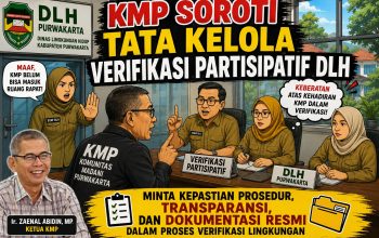 KMP Purwakarta Soroti Tata Kelola Verifikasi Partisipatif DLH