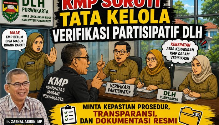 KMP Purwakarta Soroti Tata Kelola Verifikasi Partisipatif DLH